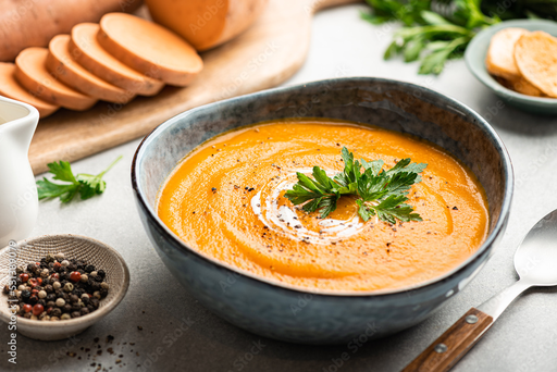 Soupe de patates douces